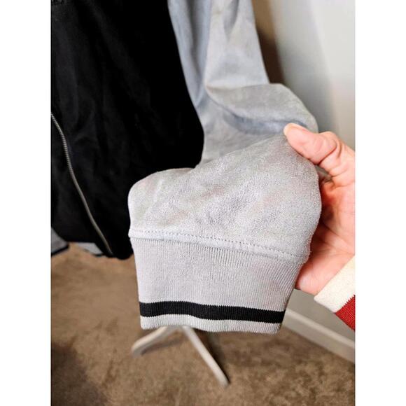 Nwt Ben Sherman Black and Gray Suede Feel Men's Jacket Size S - Picture 3 of 6